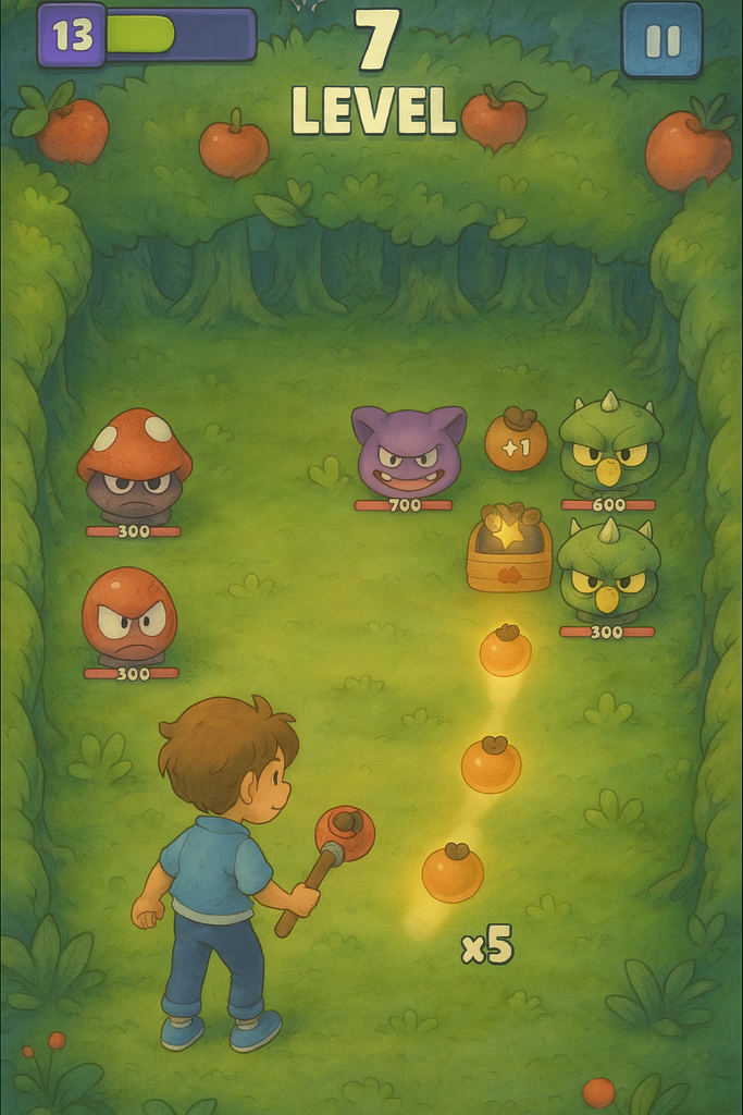 Garden Rush game screenshot